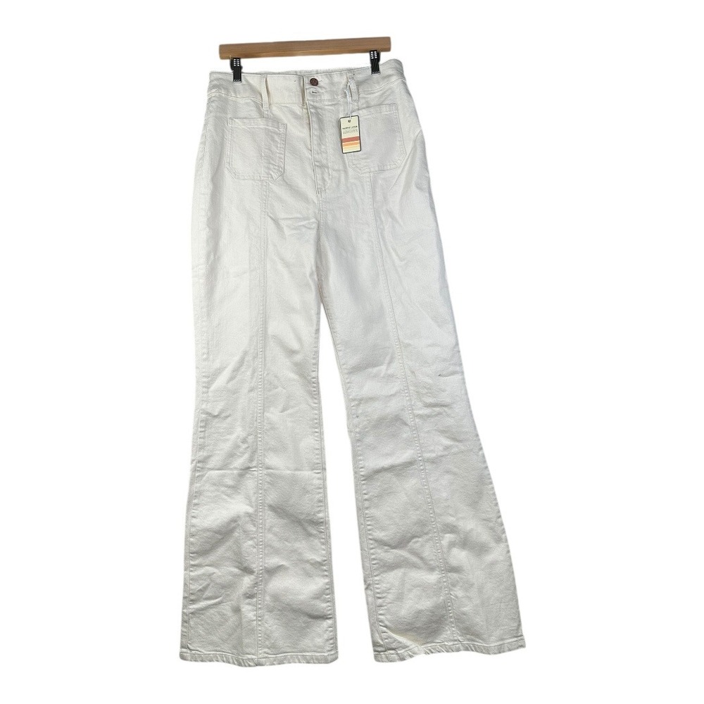 New Marine Layer Archive Mariah Flare‎ Pants size 14 White